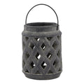 Solis Amalfi Grey Large Lattice Lantern