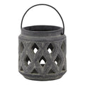 Nova Amalfi Grey Lattice Lantern