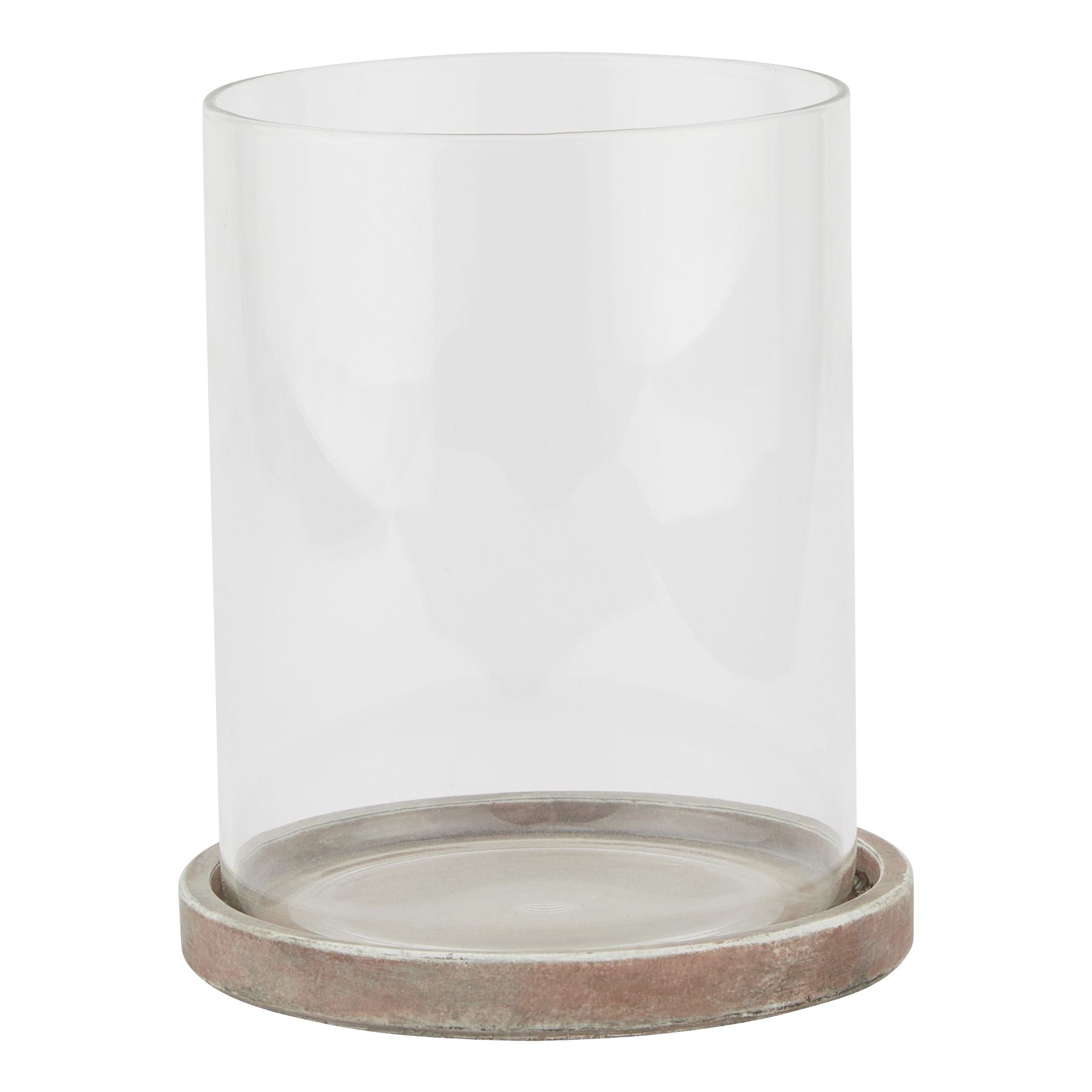 Aurora Siena Brown Large Hurricane Lantern