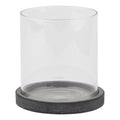 Ember Amalfi Grey Hurricane Lantern