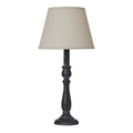 Halo Ravenna Column Table Lamp With Linen Shade
