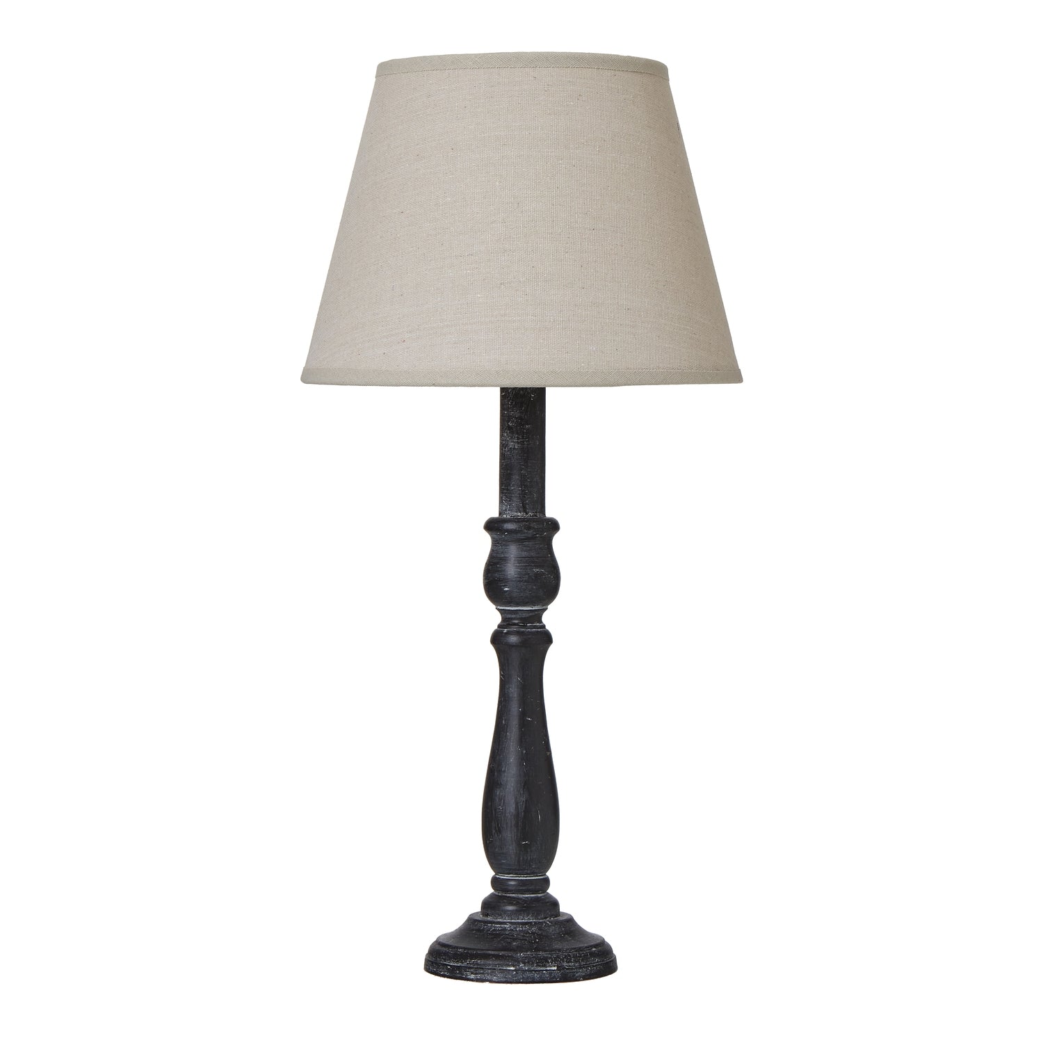 Halo Ravenna Column Table Lamp With Linen Shade