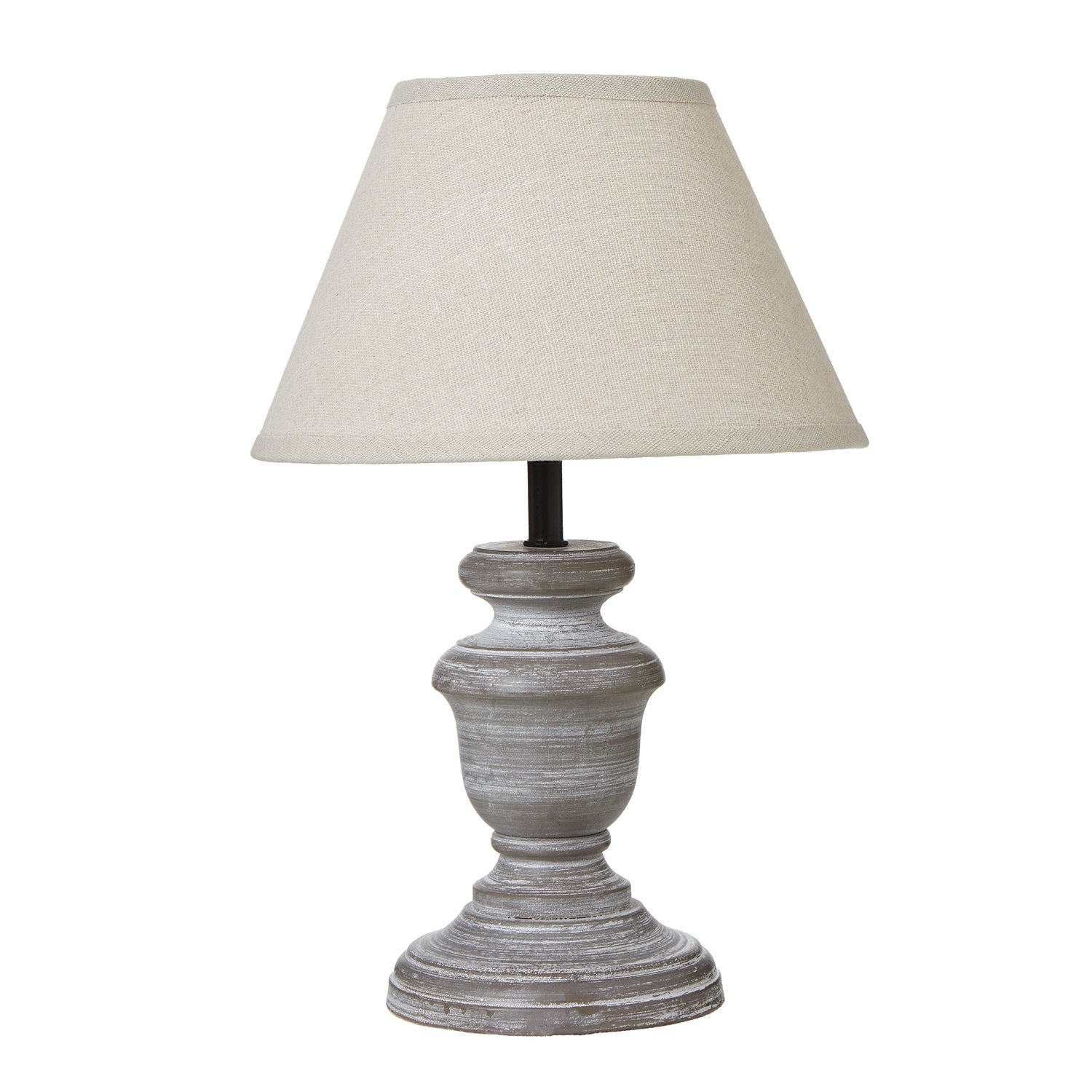 Aurora Belluno Urn Table Lamp With Linen Shade
