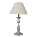 Eclipse Augusta Column Table Lamp With Linen Shade