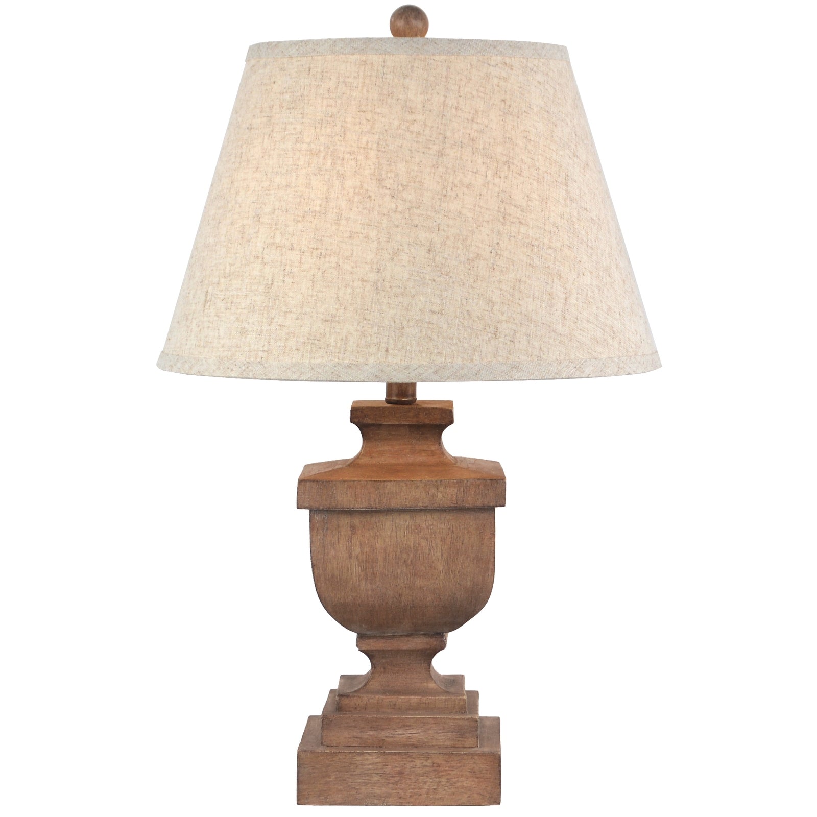 Ember Ravelle Table Lamp With Edged Linen Shade