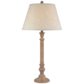 Lumen Solenne Table Lamp With Edged Linen Shade 79cm