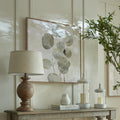Aurora Clarion Table Lamp With Edged Linen Shade