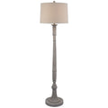 Eclipse Stella Floor Lamp With Linen Shade 154cm