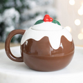 Christmas Pudding Shaped Mug