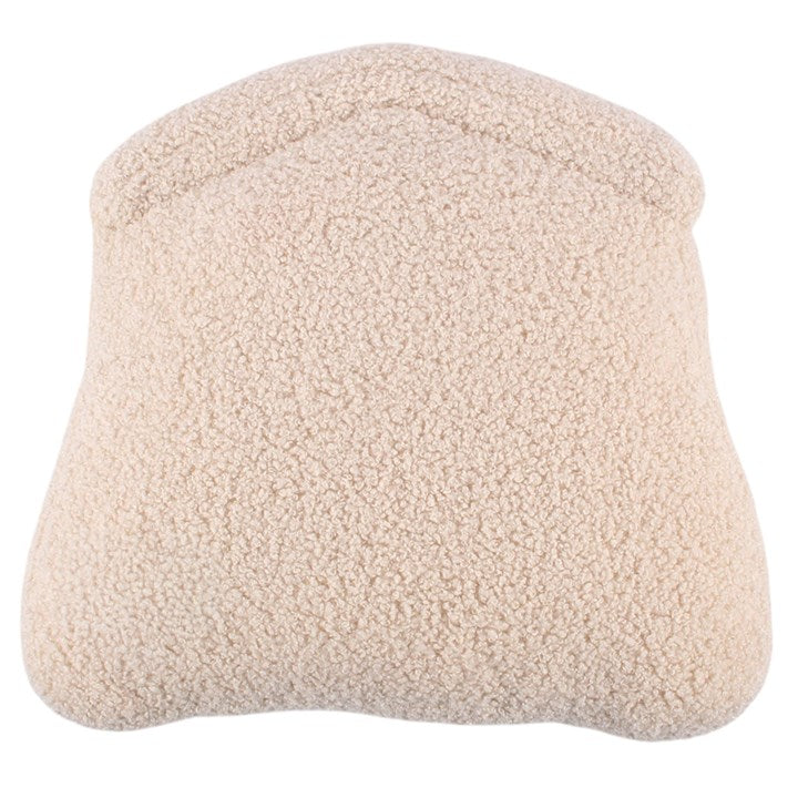 White Beehive Boucle Cushion 36cm