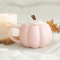 Pink Pumpkin Mug and Socks Set