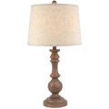Solis Seraphia Table Lamp With Edged Linen Shade 70cm