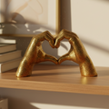 Antique Gold "Heart Hands" Ornament 24.5cm