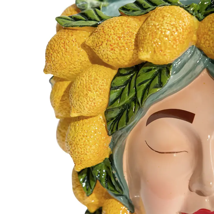 Lady Lemon Bust Vase 29cm