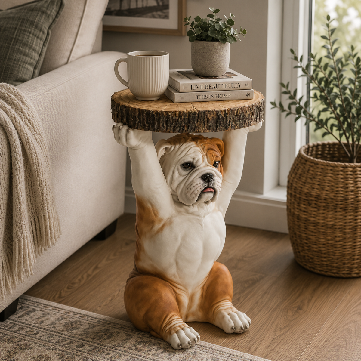 Bulldog Holding "Trunk Slice" Side Table 52cm
